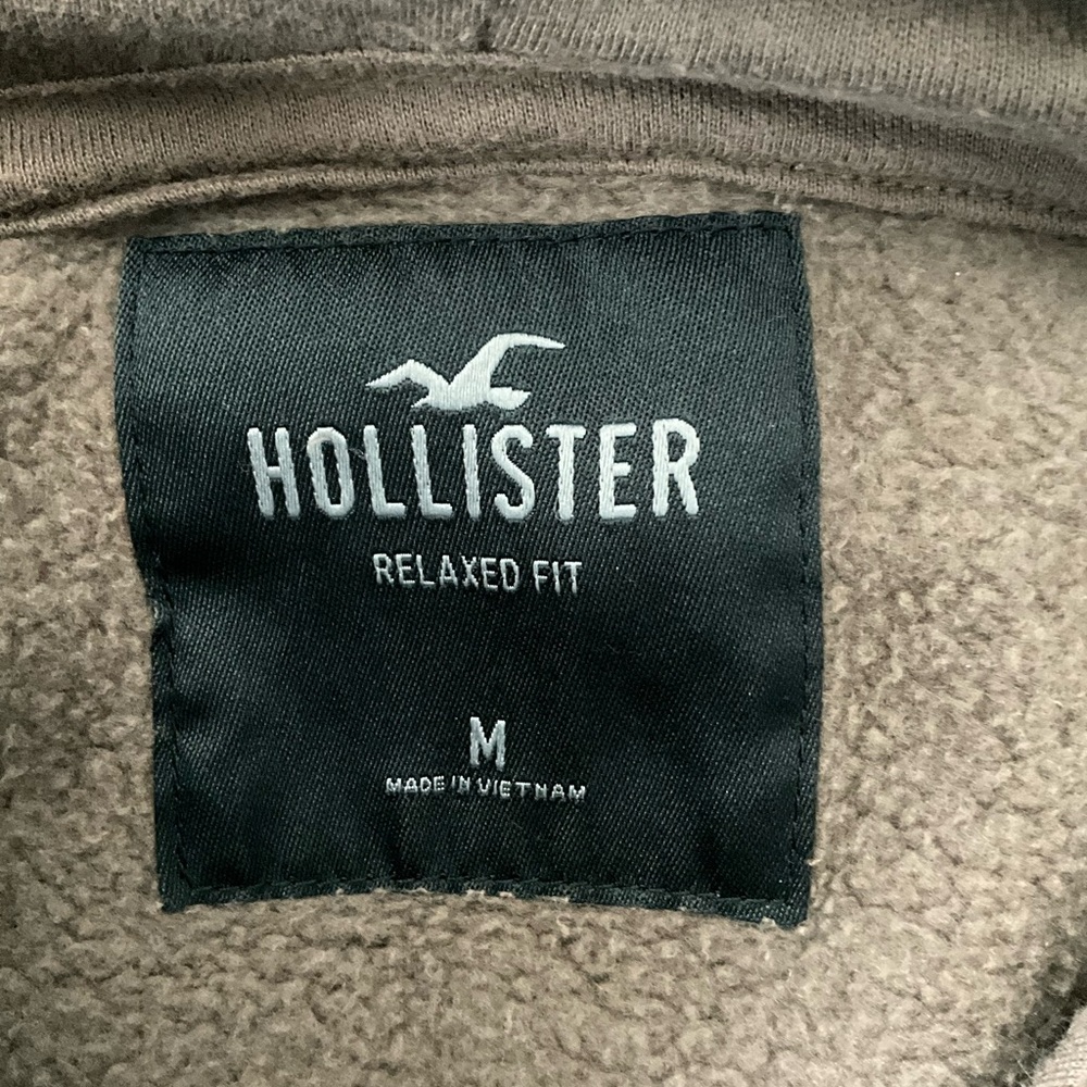 Hollister Men's Tan Hoodie - Picture 5 of 6